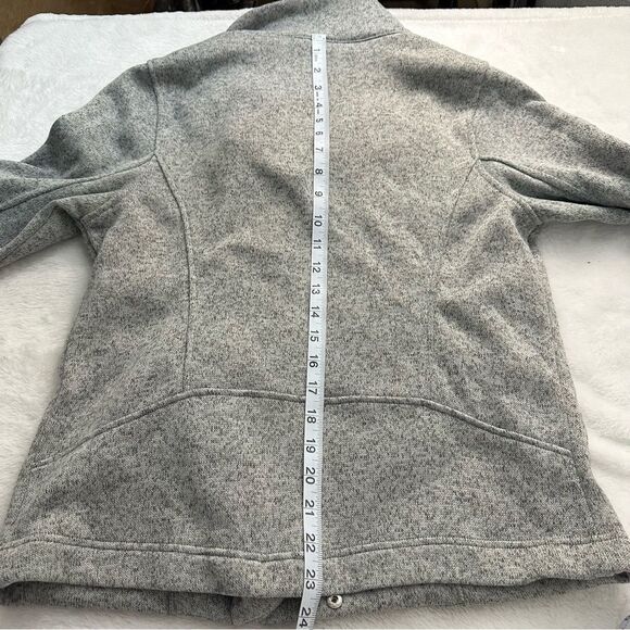 Old Navy Active Womens M Go Dry Athletic Jacket Heather Gray Asymmetrical Zipper - Picture 10 of 11